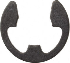 Rotor Clip - 0.485" Groove Diam, 5/8" Shaft Diam, Phosphate Steel, E Style External Retaining Rings - 0.046" Groove Width, 0.07" Groove Depth, 0.042" Ring Thickness, Grade 1060-1090 - Eagle Tool & Supply