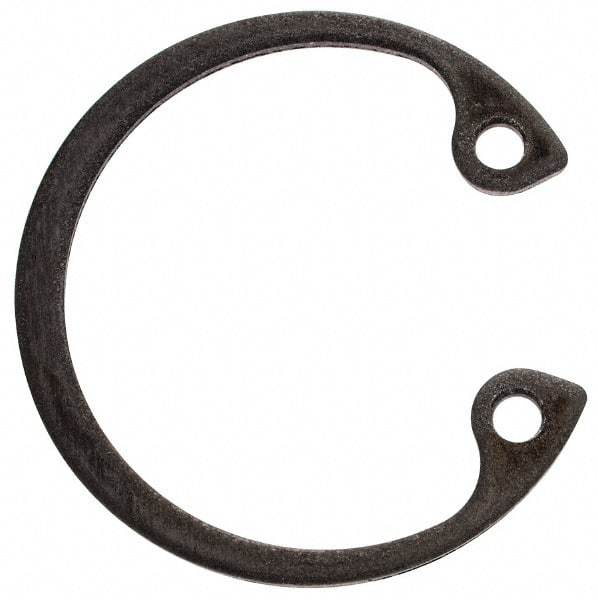 Rotor Clip - 0.035" Thick, Phosphate Finish, Steel Snap Internal Retaining Ring - 0.039" Groove Width, 0.023" Groove Depth, 0.796" Groove Diam, Grade 1060-1090 - Eagle Tool & Supply