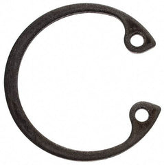 Rotor Clip - 0.035" Thick, Phosphate Finish, Steel Snap Internal Retaining Ring - 0.039" Groove Width, 0.023" Groove Depth, 0.796" Groove Diam, Grade 1060-1090 - Eagle Tool & Supply