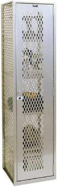 Hallowell - 1 Door, 1 Tier, Welded Locker - Eagle Tool & Supply