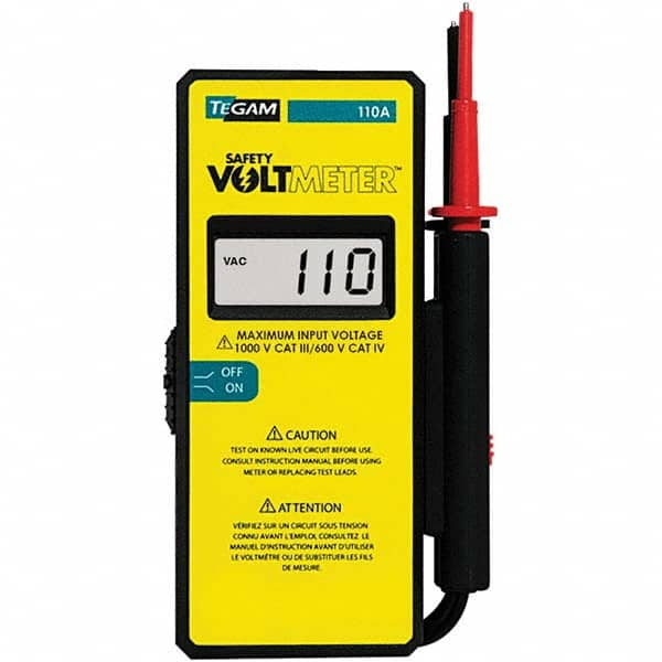 Made in USA - Circuit Continuity & Voltage Testers Tester Type: Voltage Tester Maximum Voltage: 1000 VAC/VDC - Eagle Tool & Supply