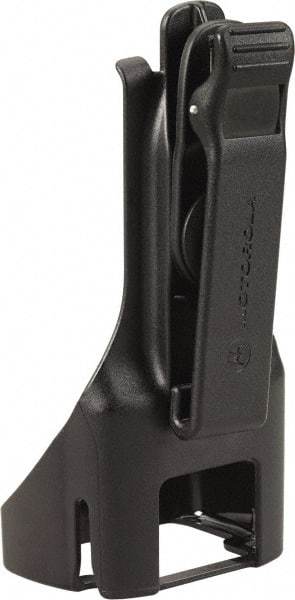 Motorola - Two Way Radio Plastic Replacement Holster - 2 Inch Wide x 2 Inch Deep x 4-3/4 Inch High, Use With Motorola RM Series Radio - Eagle Tool & Supply