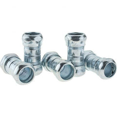 Value Collection - 1/2" Trade, Steel Compression EMT Conduit Coupling - Eagle Tool & Supply