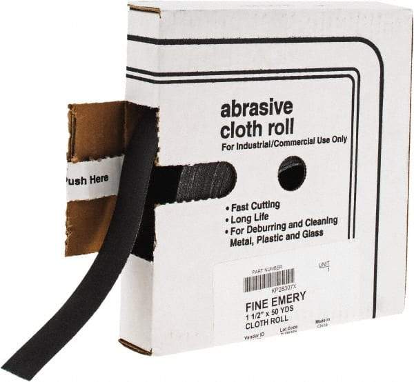 Value Collection - Shop Rolls   Abrasive Material: Emery    Roll Width (Inch): 1-1/2 - Eagle Tool & Supply
