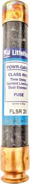 Value Collection - 300 VDC, 600 VAC, 20 Amp, Time Delay General Purpose Fuse - 200 kA Rating - Eagle Tool & Supply