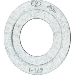 Value Collection - 1-1/2" Conduit, Electrical Enclosure Steel Reducing Washer - For Use with Rigid/Intermediate/Thinwall Conduit - Eagle Tool & Supply