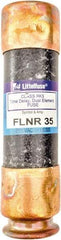 Value Collection - 125 VDC, 250 VAC, 35 Amp, Time Delay General Purpose Fuse - 3" OAL, 200 kA Rating, 13/16" Diam - Eagle Tool & Supply