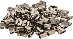 Value Collection - 1/4" Wide, Noninsulated Female Tab Terminal - Push In Connection, 16 to 14 AWG Compatible - Eagle Tool & Supply