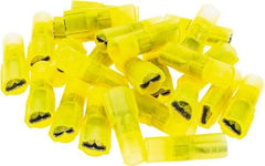 Value Collection - 12 to 10 AWG, Nylon, Fully Insulated, Female Wire Disconnect - 1/4" Wide Tab, CSA Certified, UL Listed - Eagle Tool & Supply