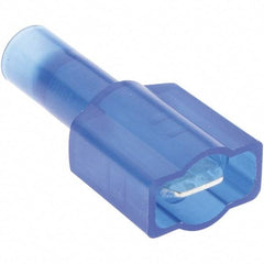 Value Collection - 12 to 10 AWG Compatible, Nylon Fully Insulated, Crimp-On Butt Splice Terminal - Blue - Eagle Tool & Supply