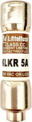 Value Collection - 600 VAC, 5 Amp, Fast-Acting Semiconductor/High Speed Fuse - 1-1/2" OAL, 200 (RMS Symmetrical) kA Rating, 13/32" Diam - Eagle Tool & Supply