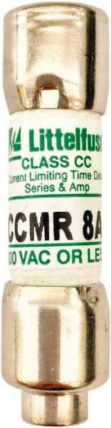 Value Collection - 250 VDC, 600 VAC, 8 Amp, Time Delay General Purpose Fuse - 300 at AC kA Rating - Eagle Tool & Supply