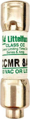 Value Collection - 250 VDC, 600 VAC, 8 Amp, Time Delay General Purpose Fuse - 300 at AC kA Rating - Eagle Tool & Supply