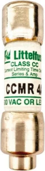 Value Collection - 300 VDC, 600 VAC, 4 Amp, Time Delay General Purpose Fuse - 300 at AC kA Rating - Eagle Tool & Supply