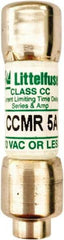 Value Collection - 250 VDC, 600 VAC, 5 Amp, Time Delay General Purpose Fuse - 300 at AC kA Rating - Eagle Tool & Supply