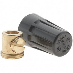 Value Collection - 20 to 10 AWG, Vibration Resistant, Standard Twist on Wire Connector - Black, 221°F - Eagle Tool & Supply