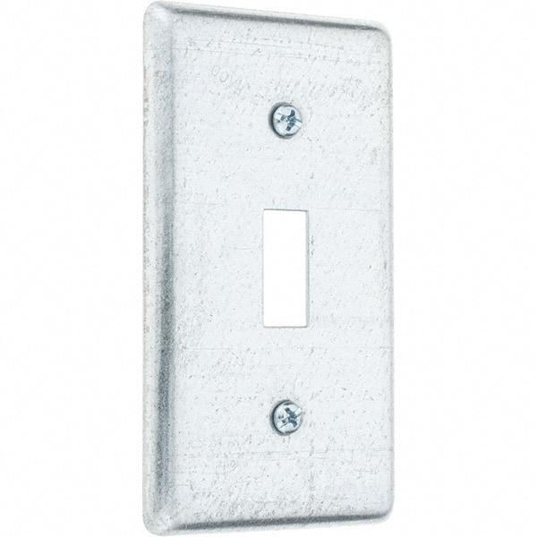 Value Collection - Electrical Outlet Box Steel Box Cover - Eagle Tool & Supply