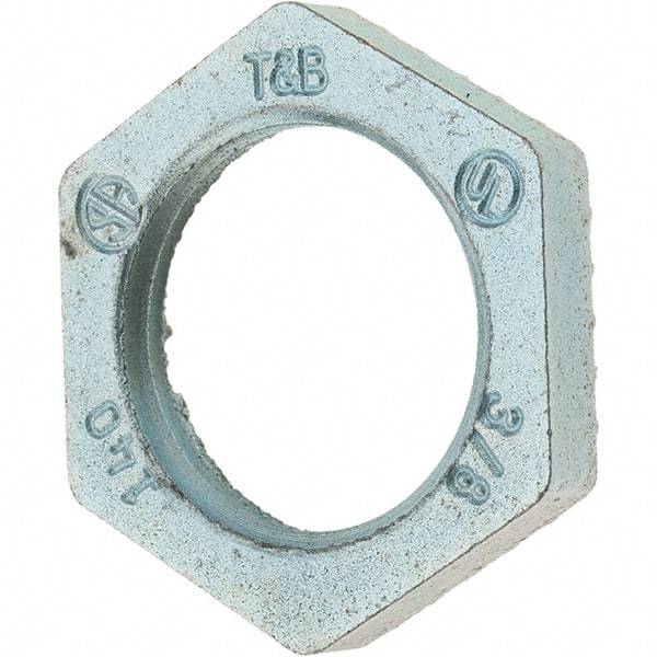 Value Collection - 3/8" Trade, Steel Threaded Conduit Locknut - Eagle Tool & Supply