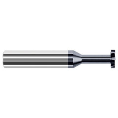 ‎Staggered Tooth - 2.5000″ (2-1/2″) Cutter Diameter × 0.0100″ Radius × 0.0620″ (1/16″) Width × 0.3750″ (3/8″) Neck Length Carbide Corner Radius Stagger Keyseat Cutter, 6 Flutes, AlTiN Coated