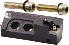 Kennametal - MCLN, Left Hand Cut, -5° Lead Angle, 32mm Shank Height x 32mm Shank Width, Negative Rake Indexable Turning Toolholder - 171.25mm OAL, CN..1204.. Insert Compatibility, Series Kenloc - Eagle Tool & Supply