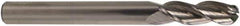 M.A. Ford - 1/4" Diam, 3/4" LOC, 3 Flute Solid Carbide Ball End Mill - Single End, 2-1/2" OAL, 1/4" Shank Diam, Spiral Flute - Eagle Tool & Supply