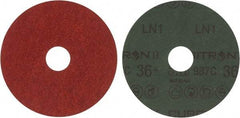 3M - 4-1/2" Diam 7/8" Hole 36+ Grit Fiber Disc - Very Coarse Grade, Ceramic, 13,300 Max RPM, Series 987C - Eagle Tool & Supply