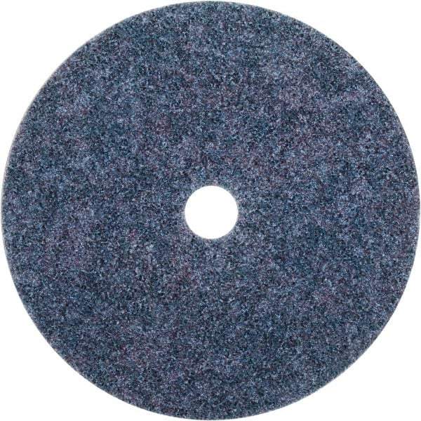 3M - 4-1/2" Coarse Grade Ceramic Deburring Disc - 7/8" Center Hole, Hook & Loop Connection, 10,000 Max RPM - Eagle Tool & Supply