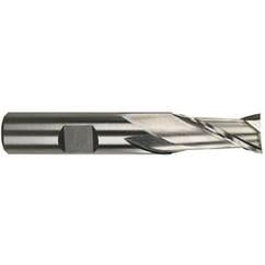 5/8 Dia. x 3-7/16 Overall Length 2-Flute Square End M-42 Cobalt SE End Mill-Round Shank-Center Cut-Uncoated - Eagle Tool & Supply