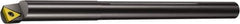 Sandvik Coromant - 16mm Min Bore Diam, 180mm OAL, 12mm Shank Diam, F..STFPR/L-R Indexable Boring Bar - TPMT 1.8(1.5)1, TPMT 09 02 04 Insert, Screw or Clamp Holding Method - Eagle Tool & Supply