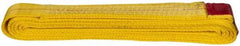 Value Collection - 8' Long x 2" Wide, 6,400 Lb Vertical Capacity, 1 Ply, Polyester Web Sling - 5,000 Lb Choker Capacity, with Endless Sling - Eagle Tool & Supply