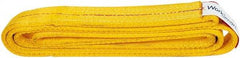 Value Collection - 6' Long x 2" Wide, 12,200 Lb Vertical Capacity, 2 Ply, Polyester Web Sling - 9,800 Lb Choker Capacity, with Endless Sling - Eagle Tool & Supply