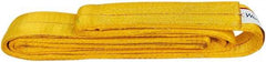 Value Collection - 6' Long x 3" Wide, 16,300 Lb Vertical Capacity, 2 Ply, Polyester Web Sling - 13,000 Lb Choker Capacity, with Endless Sling - Eagle Tool & Supply