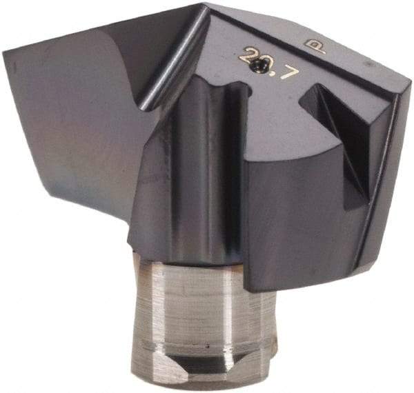Iscar - Series ICP, 0.815" Diam Grade IC908 140° Replaceable Drill Tip - Carbide, TiAlN Finish - Eagle Tool & Supply