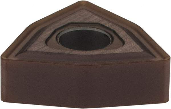 Sumitomo - WNMG432 EEX Grade AC520U Carbide Turning Insert - Proprietary Finish, 80° Trigon, 1/2" Inscr Circle, 3/16" Thick, 1/32" Corner Radius - Eagle Tool & Supply