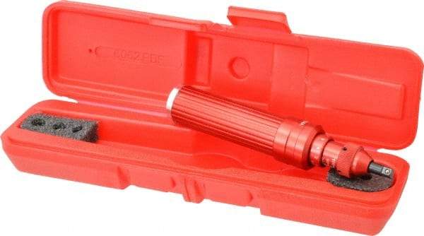 Proto - 20 to 100 In/Oz, Certified Adjustable Torque Limiting Screwdriver - 6-1/2" OAL, 1/4" Drive, 2 In/oz Graduation - Eagle Tool & Supply