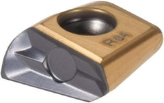 Iscar - T490 LNHT130664 PNTR Grade IC808 Carbide Milling Insert - TiAlN/AlTiN/TiN Finish, 0.483" Thick, 6.35mm Corner Radius - Eagle Tool & Supply