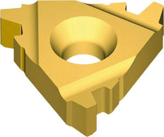 Vargus - 2IR Internal Right Hand 16 Stub Acme Laydown Threading Insert - Grade VKX, TiN Coated Carbide, 6.35mm Inscribed Circle - Eagle Tool & Supply
