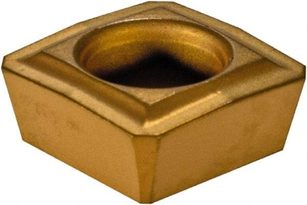 Walter - P2841 Grade WTP35 Carbide Indexable Drill Insert - TiCN/TiN Finish, Square, 1/4" Inscribed Circle - Eagle Tool & Supply