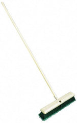 Weiler - 24" General Purpose Synthetic Push Broom - 3" Bristle Length, Foam Block, Threaded Handle Connection - Eagle Tool & Supply