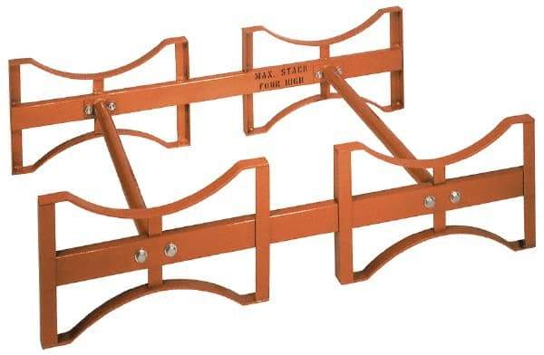 Wesco Industrial Products - 1,600 Lb Load Capacity, 55 Gal Drum Storage Rack - 45-1/2" Wide x 12-1/2" High - Eagle Tool & Supply