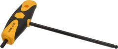 Wiha - 7/32" Hex, T-Handle Cushion Grip, Ball End Hex Key - 150mm OAL, Inch System of Measurement - Eagle Tool & Supply