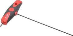 Wiha - 2mm Hex, T-Handle Cushion Grip, Hex Key - 150mm OAL, Metric System of Measurement - Eagle Tool & Supply