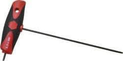 Wiha - 2.5mm Hex, T-Handle Cushion Grip, Hex Key - 150mm OAL, Metric System of Measurement - Eagle Tool & Supply