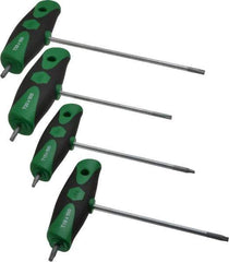 Wiha - 7 Piece T10 to T40 T-Handle Torx Key Set - T10, T15, T20, T25, T27, T30, T40 Torx Size - Eagle Tool & Supply