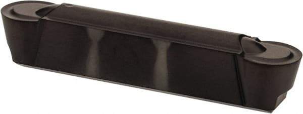 Kennametal - 0600R GMP Grade KCU10, 6mm Cutting Width Carbide Grooving Insert - 4.88mm Max Depth of Cut, Neutral, 3mm Corner Radius, AlTiN Finish - Eagle Tool & Supply