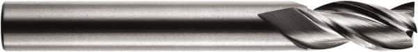 RobbJack - 5mm, 14mm LOC, 5mm Shank Diam, 50mm OAL, 3 Flute, Solid Carbide Square End Mill - Single End, Diamond-Like Carbon (DLC) Finish, Spiral Flute, 35° Helix, Centercutting, Right Hand Cut, Right Hand Flute, Series MA1 - Eagle Tool & Supply