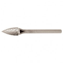 SG-13 Double Cut Solid Carbide Bur-Pointed Tree Shape - Eagle Tool & Supply