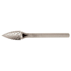 SG-13 Double Cut Solid Carbide Bur-Pointed Tree Shape