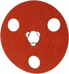 Norton - 5" Disc Diam, 60 Grit, Ceramic Alumina Quick Change Disc - Type S Attaching System, Coated, Medium Grade - Eagle Tool & Supply