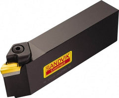 Sandvik Coromant - R/L170.5, Right Hand Cut, 30° Lead Angle, 40mm Shank Height x 25mm Shank Width, Negative Rake Indexable Turning Toolholder - 145mm OAL, KNUX 16 04 05R Insert Compatibility, Series T-Max - Eagle Tool & Supply